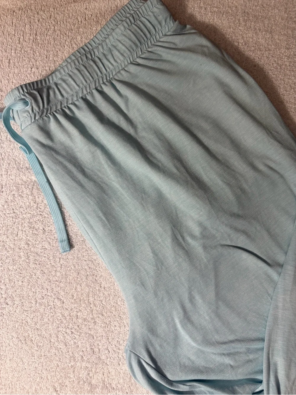 George Light Blue Drawstring Waistband Sleep Pants Pajamas Lounge PJ’s Cozy